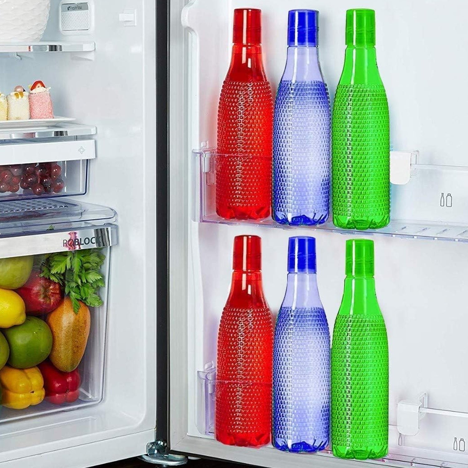 5306 Plastic Fridge Water Bottle | Bubble Design Water Bottle | Use For Fridge, Home and Office ( Brown Box ) DeoDap 5306 Plastic Fridge Water Bottle | Bubble Design Water Bottle | Use For Fridge, Home and Office ( Brown Box ) DeoDap